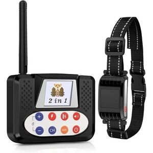 Wireless Dog Fence, Electric Fence & Training Collar with 2.4G Signal